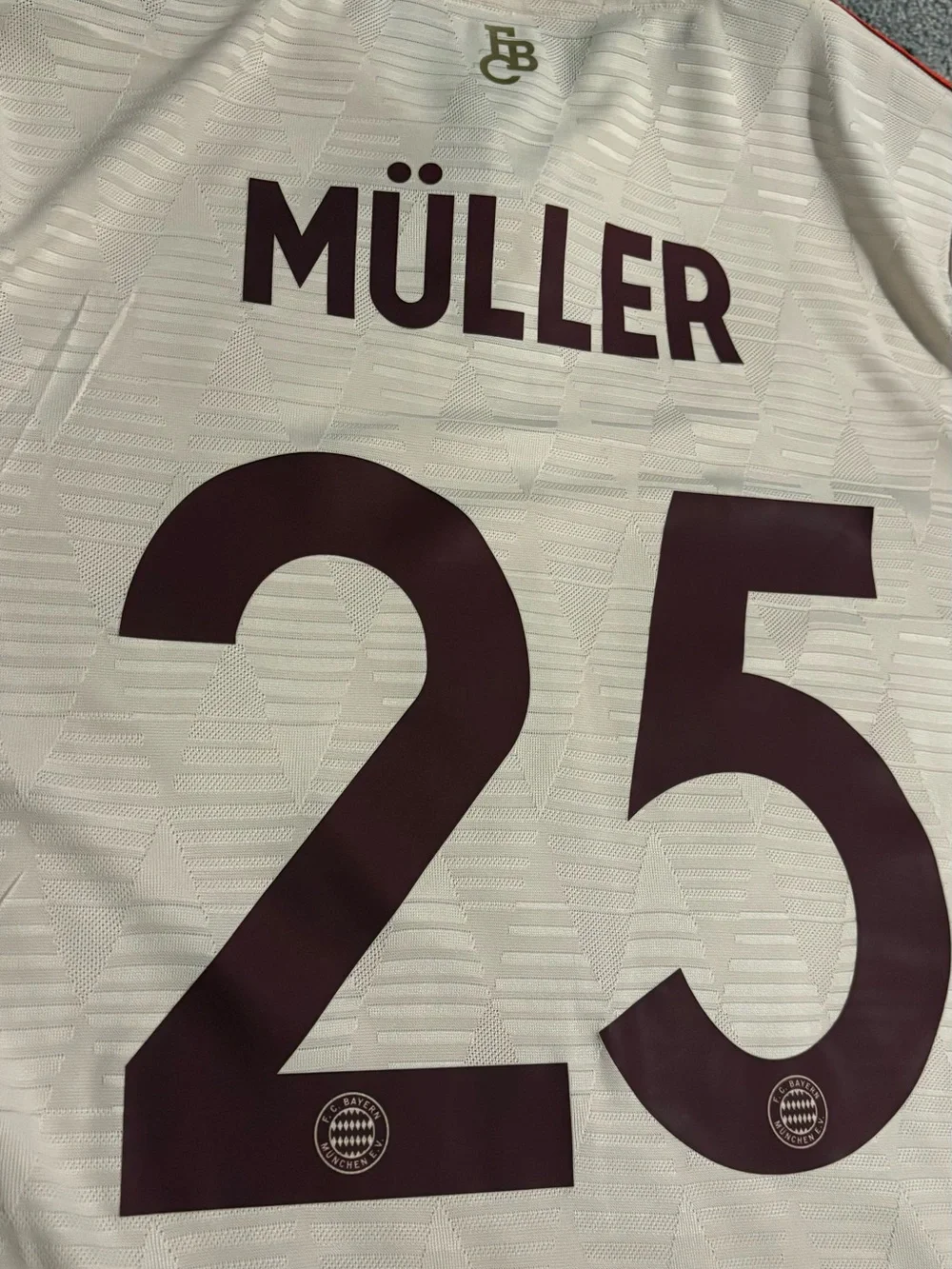Adidas Bayern Munich Third 24/25 Sz M Muller Heatrdy Authentic Jersey Soccer
